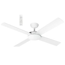 Quantum Matte White DC Ceiling Fan with Remote Control